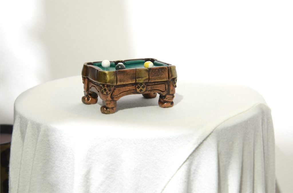 Mini Pool Table Ring Holder, Unusual Billiards Player Gift, Sports