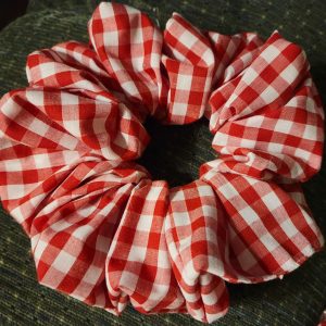 Country Calico Red Gingham Scrunchie (Copy)