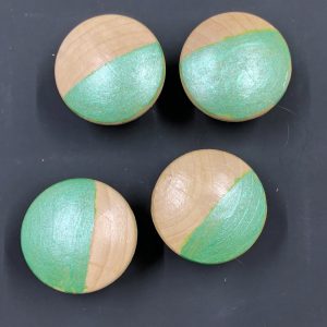 Gorgeous green minimalist knobs-set of 4 knobs.