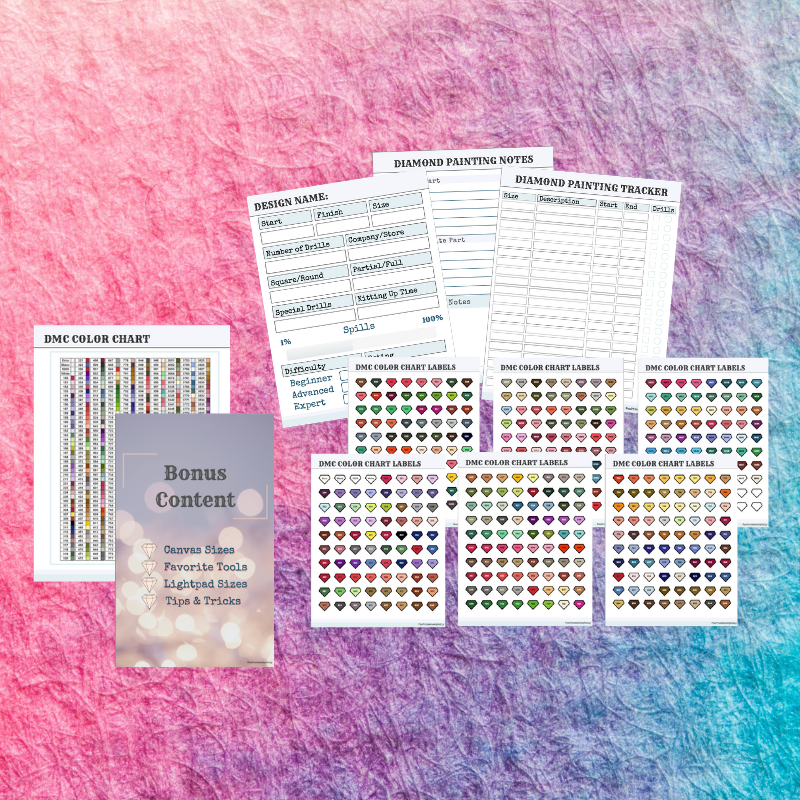 dmc color chart card book, 8.5  x 11