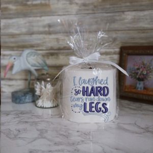 ❤️BEST SELLER❤️ I LAUGHED SO HARD - Funny Toilet Paper Cover Bathroom Decor Funny Gift