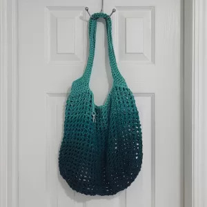 Crochet Mesh Bag (Teal)