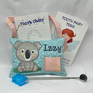 Koala Bear Tooth Fairy Pillow by Tooth Fairy Tess