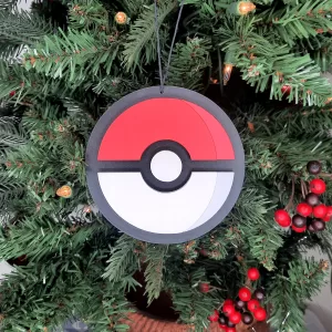 Pokéball Christmas Ornament