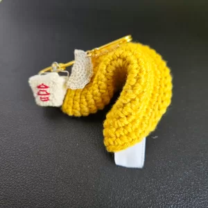 Chinese Takeout Fortune Cookie Keychain/Brooch - Customizable