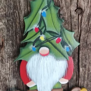 "Tiny" gnome tree ornament