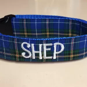 Personalize Nova Scotia Tartan Dog Collar