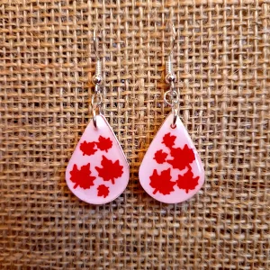 Canadian Maple Leaf Earring