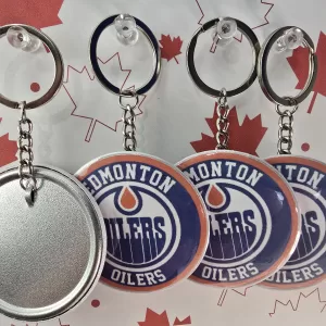 Keychain button pin
