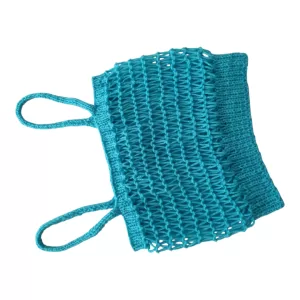 Net Cami Crop Top CoverUp Turquoise