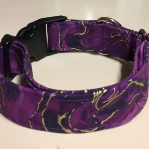 Gold Streaks on Purple