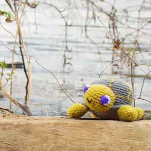 Chibi Amigurumi Turtle Friend (Physical Item)