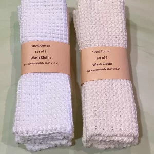 Cotton Dish Cloths (Set of 3)