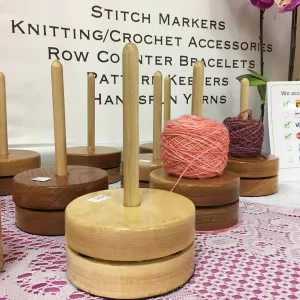 Handmade Wooden Oak Yarn Spinner