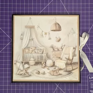 Neutral 8x8 Baby Mini Album/Folio
