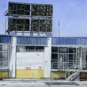 Oil Painting: Queens Quay, Toronto, Canada