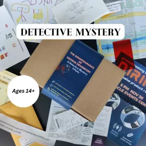 Escape room Detective Mystery for teens + adults | The disappearance of George Devenport | 3 Parts