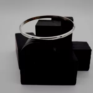 Sterling Silver Bangle Plain