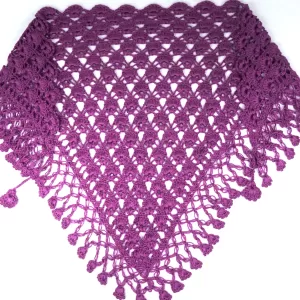 Elegant crochet shawl PU-1