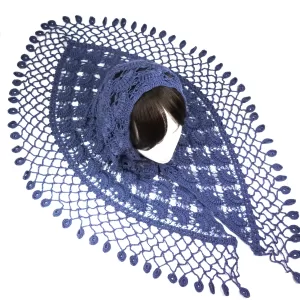 Crochet shawl. Openwork, delicate, shawl BL-4