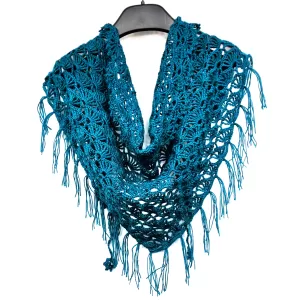 Handmade shawl. Openwork, crochet shawl. BL-6