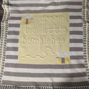 Handmade Crochet Booble Baby Blanket