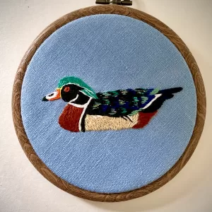 Wood Duck: Embroidery
