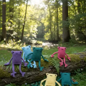 Crochet Leggy Frog