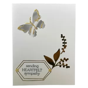 Sending Heartfelt Sympathy. Sympathy Card for loss of a loved one