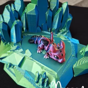 Mythical Collection, dragon, unicorn, lochness, seahorse, cat, hippogriff, children's toy, 3D print