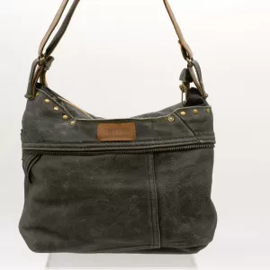 Distressed grey with rivets