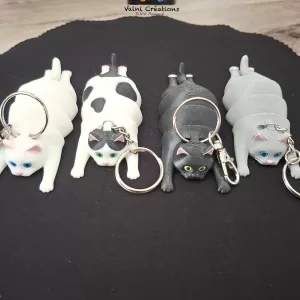 Chonky Cat, Keychain, Cat Keychain, children's toy, 3D print, Valni