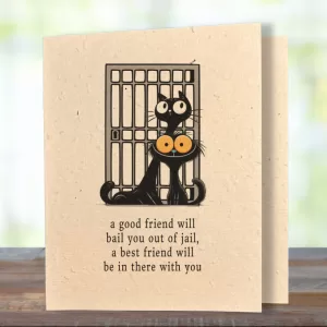 Jail Mates Plantable Card for Friendships